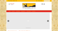 Desktop Screenshot of heatherhillfarms.com